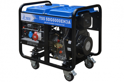 общий вид дизель генератор tss sdg 6000eh3a, арт. 077016