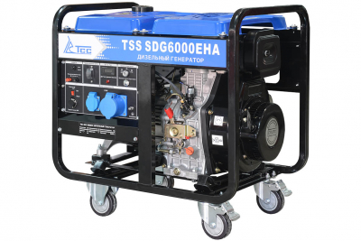 общий вид дизель генератор tss sdg 6000eha, арт. 077014