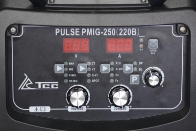 вид модели Полуавтомат для сварки алюминия TSS PULSE PMIG-250 (220В), арт. 022646