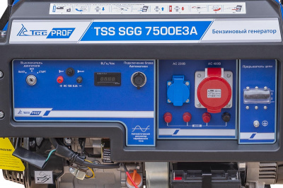 вид модели Бензогенератор TSS SGG 7500Е3A, арт. 021303