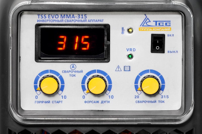 вид модели Сварочный инвертор ТSS EVO MMA-315, арт. 035256