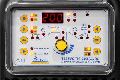 вид модели Аппарат аргонодуговой сварки TSS EVO TIG-200 AC/DC, арт. 035263