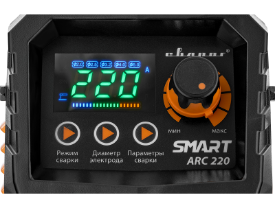 вид модели Сварочный аппарат инверторный Сварог REAL SMART ARC 220 (Z28403), арт. 00000097993