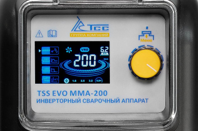 вид модели Сварочный инвертор ТSS EVO MMA-200, арт. 035247