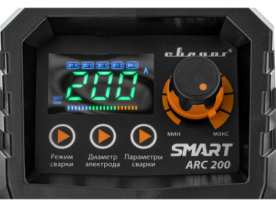 вид модели Сварочный аппарат инверторный Сварог REAL SMART ARC 200 (Z28303), арт. 00000097984