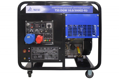 вид модели Инверторный дизельный сварочный генератор TSS DGW 10.0/300ED-R3, арт. 026498